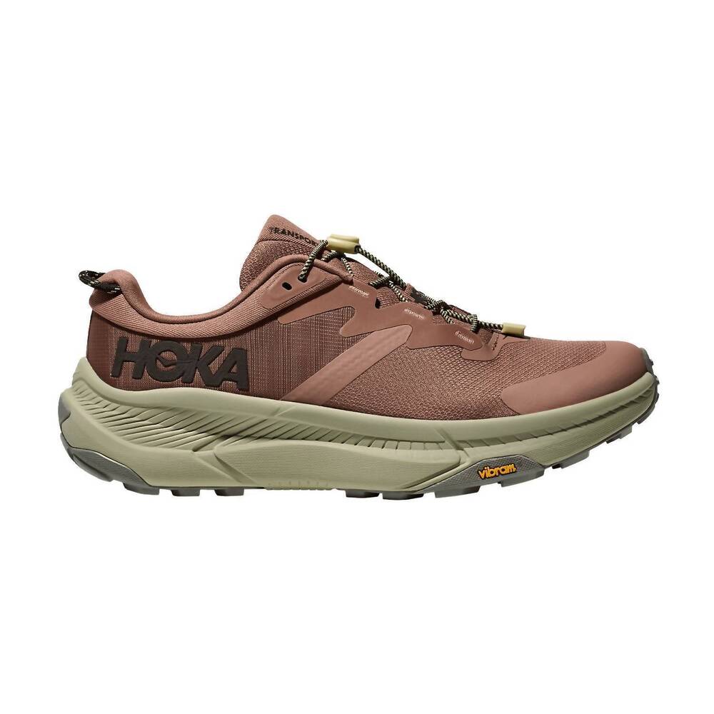 NEW HOKA men's transport outdoor shoes in maple/grassland